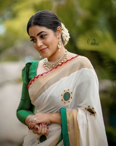 actress shamna kasim latest photos saree-045