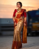 shamna-kasim-in-pattusaree-with-red-blouse-004