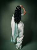shruti-haasan-in-Pastel-Ice-Blue-or-Minty-Silver-Banarasi-saree-paired-with-a-matching-sweetheart-neckline-blouse