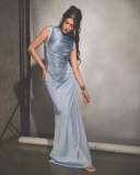 shruti-haasan-in-Powder-Blue-or-Metallic-Sky-Blue-Western-Evening-Gown-Bodycon-Dress-Features-a-high-turtleneck-sleeveless-design-photos-001