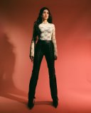 shruti-haasan-in-Sheer-White-Lace-Top-with-Lace-Up-Black-Trousers-photos-004