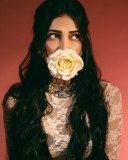 shruti-haasan-in-Sheer-White-Lace-Top-with-Lace-Up-Black-Trousers-photos-008