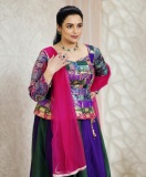 shweta-menon-in-multi-colored-geometric-and-brocade-style-jacket-style-peplum-top-with-dual-tone-color-flared-lehenga-with-heavy-vertical-pleating-002