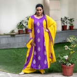 swetha-menon-in-violet-and-yellow-combination-churidar-photos-004