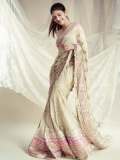 sreeleela-in-Ivory-colour-saree-with-multicolour-border-and-tube-style-matching-embroidered-blouse-pics-005