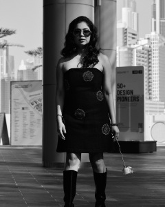 srinda-black-short-dress-with-long-jacket-photos-004