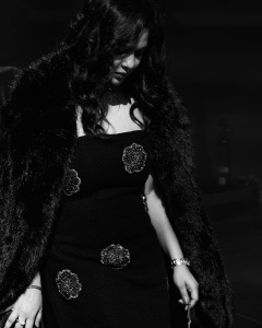 srinda-black-short-dress-with-long-jacket-photos-007