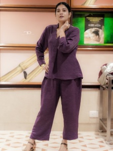 shivada-nair-in-violet-co-order-set-dress-photos-007
