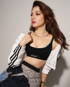 tamanna-stunning-look-in-black-and-silver-combination-bodycon-dress-photos-006