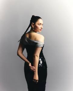 tamanna-stunning-look-in-black-and-silver-combination-bodycon-dress-photos-016