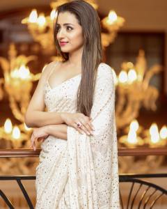 trisha-new-photos-in-thread-work-saree