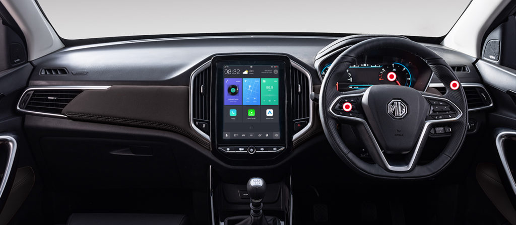 mg hector india interior pictures
