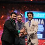 mohanlal and dhanush at siima awards 2019 photos 099