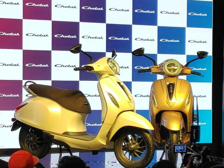 bajaj chetak electric scooter orginal photos