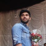 Vikram Son Dhruv at Womens College Thiruvananthapuram photos 010