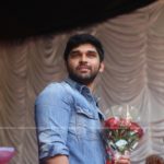 Vikram Son Dhruv at Womens College Thiruvananthapuram photos 011