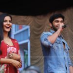 Vikram Son Dhruv at Womens College Thiruvananthapuram photos 020