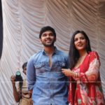 Vikram Son Dhruv at Womens College Thiruvananthapuram photos 022