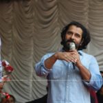 Vikram Son Dhruv at Womens College Thiruvananthapuram photos 025