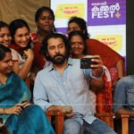 Vikram Son Dhruv at Womens College Thiruvananthapuram photos 043