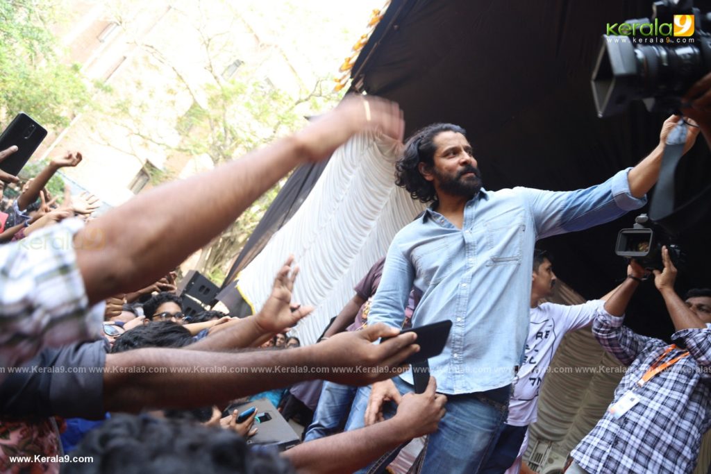 Vikram Son Dhruv at Womens College Thiruvananthapuram photos 066