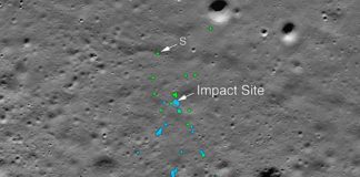 Chandrayaan 2 crash site
