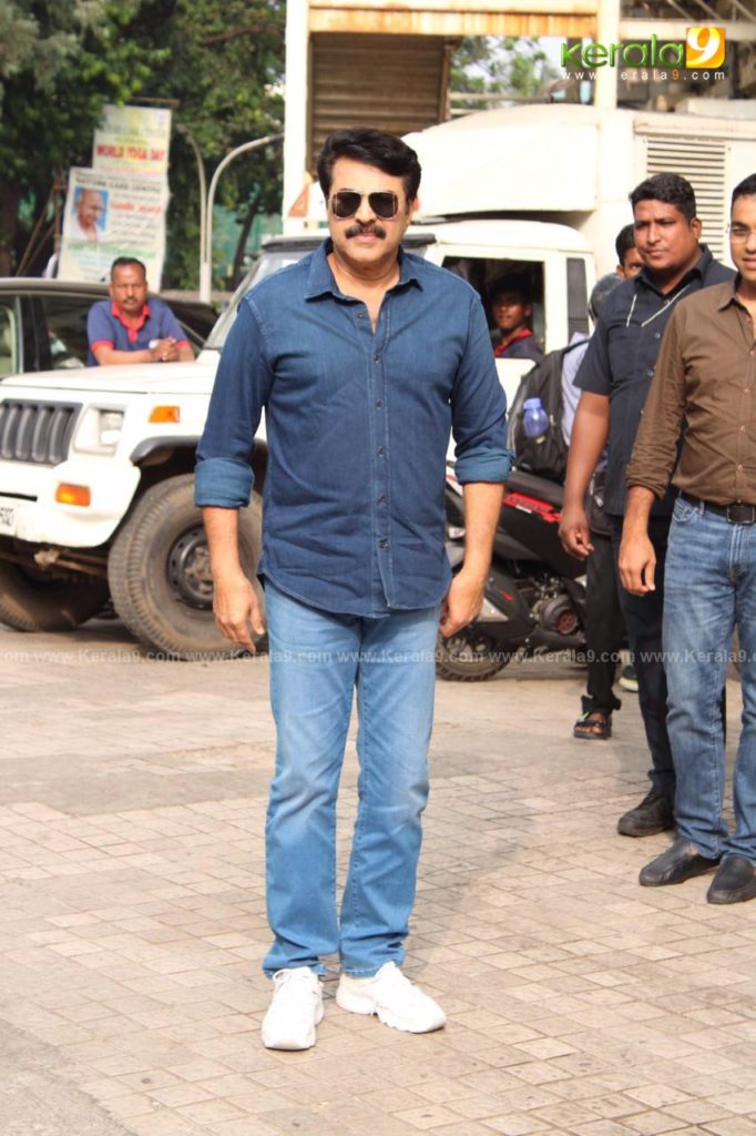Mammootty at the Trailer Launch Event 1 1
