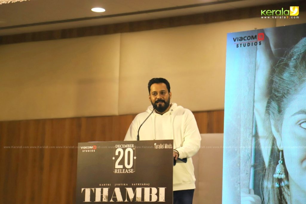 Thambi Tamil Movie Kerala Press Meet Photos 011