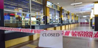 Trains india closed