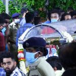 Meghana Raj Husband Chiranjeevi Sarja Funeral Photos 001