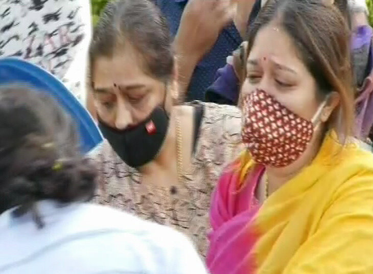 Meghana Raj Husband Chiranjeevi Sarja Funeral Photos 014