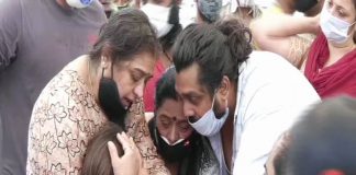 Meghana Raj Husband Chiranjeevi Sarja Funeral Photos 024