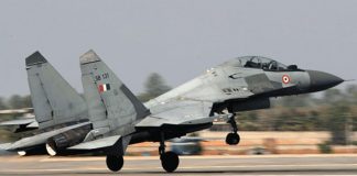 The battlefield at the border Fighter aircraft to Ladakh