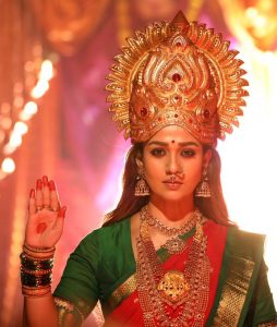 nayanthara in tamil movie Mookuthi Amman photos