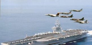 Naval training in the Andaman and Nicobar Islands