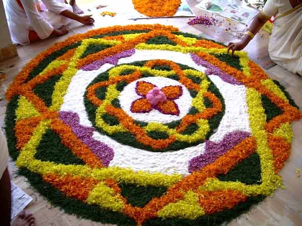 onam pookalam images