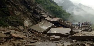Landslide in Himachal
