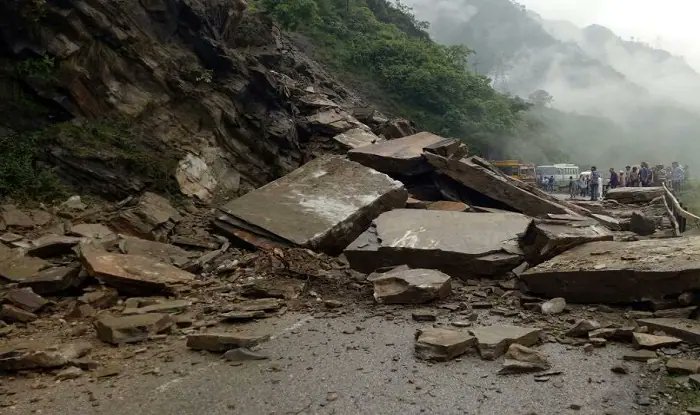 Landslide in Himachal