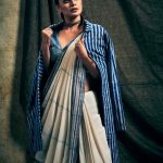 anusree modern saree look new photos
