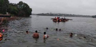 drowned while bathing