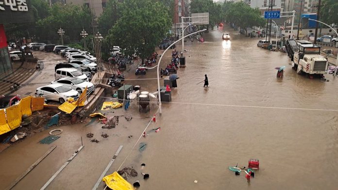 floods in central China