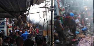 market Baghdad bomb blasted