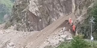 Landslide in Himachal