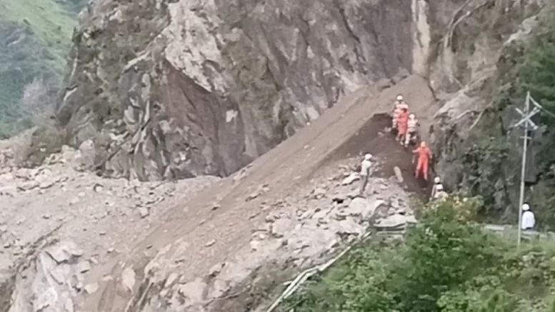 Landslide in Himachal