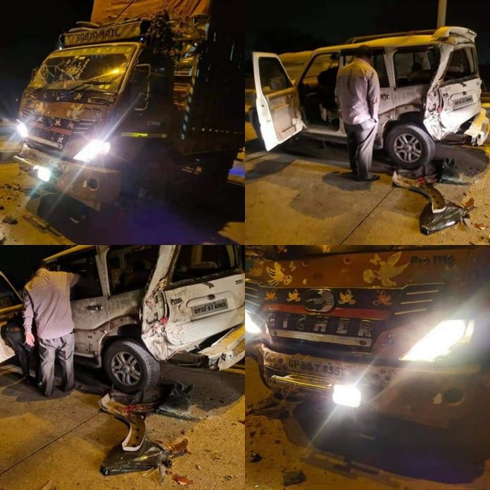 car crashed