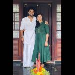 tovino thomas family onam photos