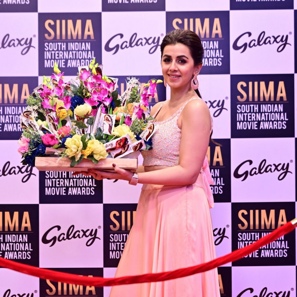Nikki Galrani at SIIMA 2021 photos
