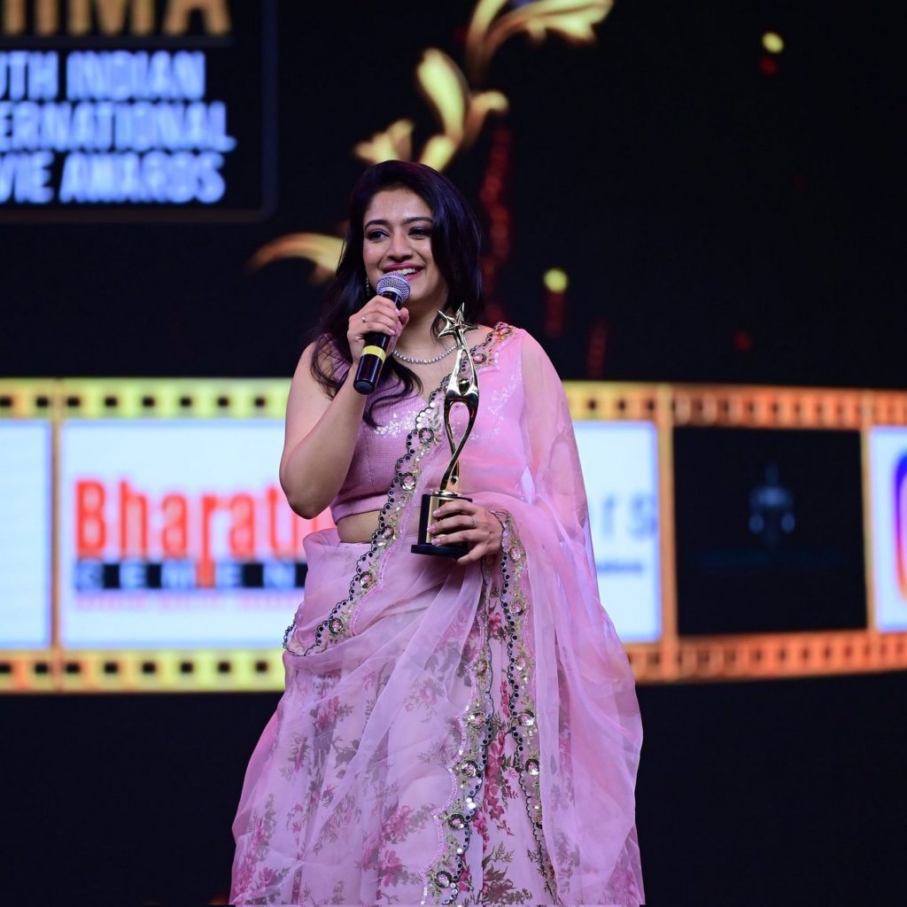 Nithya Mammen at SIIMA 2021 photos