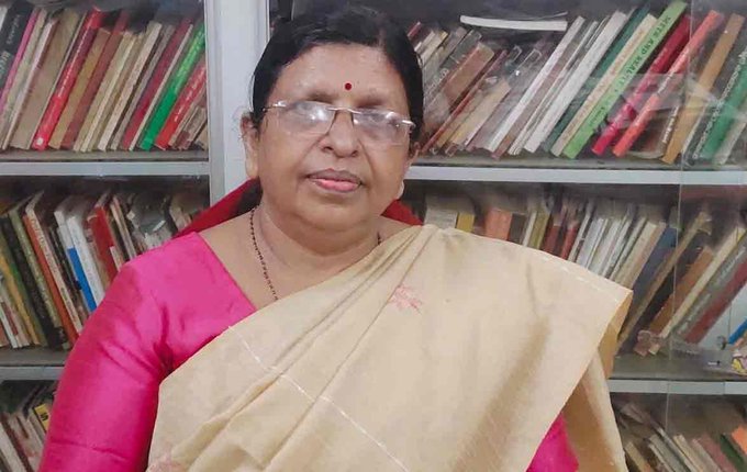 Adv. P Sathi Devi is the Chairperson of the Women's Commission 1 P Sathi Devi