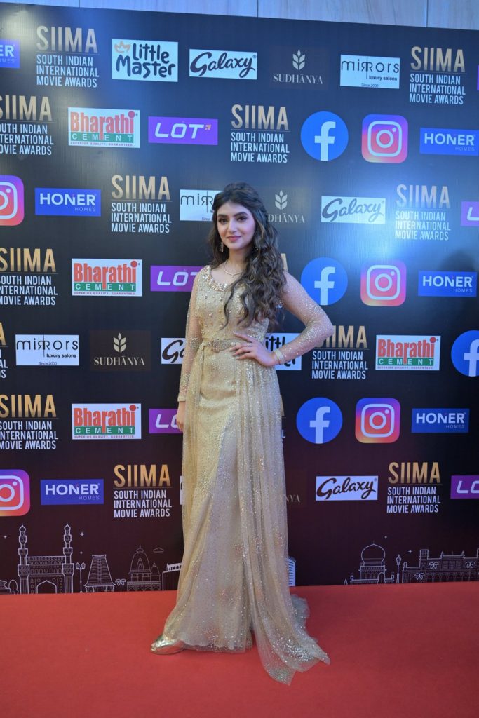 Sree leela at SIIMA 2021 photos 1